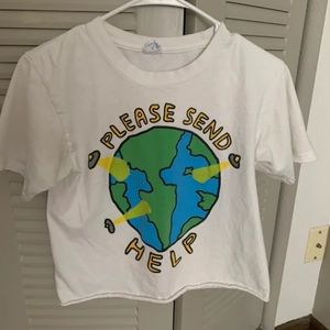 Earth graphic tee
